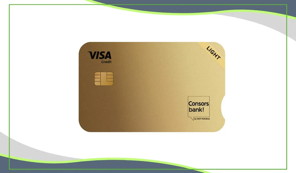 Die Consorsbank Visa Card Gold Light bietet gebührenfreie Zahlungsmöglichkeiten weltweit, nachhaltiges Material und eine smarte Verwaltung per App.